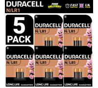 10 x Duracell N/LR1 E90 (5 Blister Packs of 2 Batteries) 10 Batteries