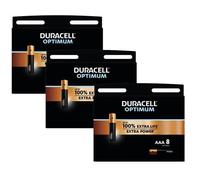 DURACELL OPTIMUM AA & AAA BATTERIES EXTRA POWER ALKALINE LR03, LR6 LONG EXPIRY
