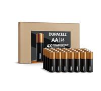 Duracell Optimum AA Batteries 28 Count with POWER BOOST Ingredients, Re-closable Pack for a Quick, Easy Access and Organized Storage
