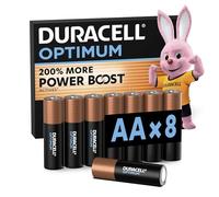 Duracell Optimum MX1500 AA Alkaline Batteries 1.5V - Pack of 8