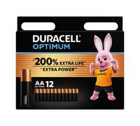 Duracell Optimum AA Batteries Pack of 12