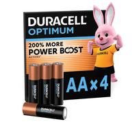 Duracell Optimum Aa Batteries, Pack Of 4