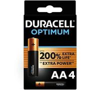 Duracell - Optimum AA LR6 MX1500 1.5V Battery (Pack of 4)