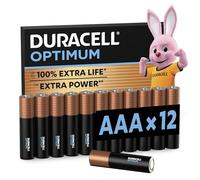Duracell Optimum AAA Batteries Pack of 12, none
