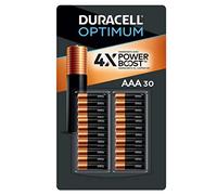 Duracell Optimum AAA Batteries with 4X Power Boost Ingredients, 30 Count