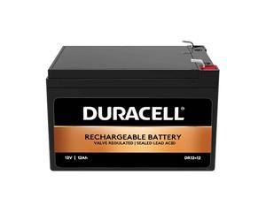 Duracell Original DR12-12 12V 12Ah Sealed Lead Acid Battery Alarms Lighting UPS Scooter Valve Regulated SLA Battery Replaces RBC4 | GP12120F2 | LSLA12-12 | LC-RA1212PG1 | NP12-12 | V143201 | Y12-12