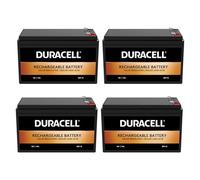 Duracell Original DR7-12 12V 7Ah Sealed Lead Acid Rechargeable Battery (4 Pack) UPS Home Alarm Mobility Scooter Replaces APC RBC17 | RNC2 | Lucas LSLA7-12 | Panasonic LC-R127R2PG | Yuasa NP7-12
