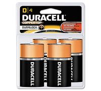 Duracell PGD MN1300R4Z Coppertop Retail Battery, Alkaline, D Size (Pack of 4)