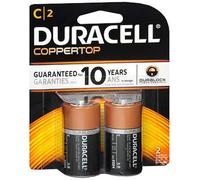 Duracell PGD MN1400B2Z Coppertop Retail Battery, Alkaline, C Size (Pack of 2)