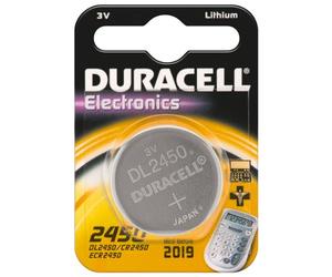 Duracell-pile bouton au lithium dL2450 sous emballage blister 3 v au lithium 3 v