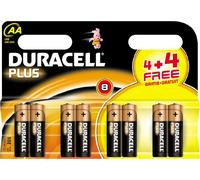 Duracell DUR018105 Plus Power AA Batteries (Pack of 8)