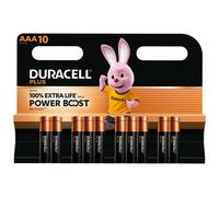 Duracell Plus AAA Boost Batteries 10 Pack One Size