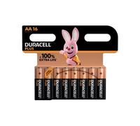 Duracell Plus AA Alkaline Battery (Pack 16) MN1500B16PLUS