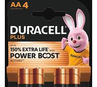 Duracell AA Cell Plus with Power Boost Batteries (Pack 4)
