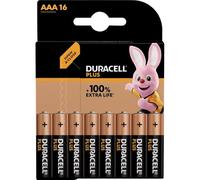 Duracell Plus AAA 1.5V Battery (Pack of 16)