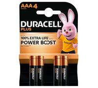 Duracell Plus Battery MN2400 AAA - 4 Pcs