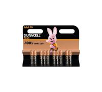 Duracell Plus AAA Alkaline Batteries 10 pcs