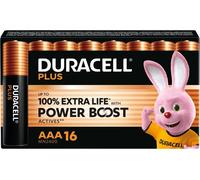 DURACELL Plus AAA Alkaline Batteries - Pack of 16