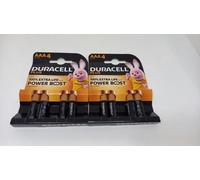 Duracell Plus AAA Batteries 4 Pack x 2 New Sealed Pack 8 Batteries Total