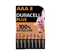 Duracell Plus MN2400B8 AAA Alkaline Batteries - Pack of 8