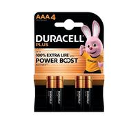 Duracell Plus AAA Batteries Pack of 4, none