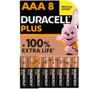 Duracell Plus AAA Battery (Pack of 8)