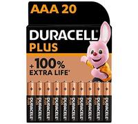 Duracell Plus-AAA CP20 Micro (AAA)-Alkali-Mangan Batteries 1.5V 20St.