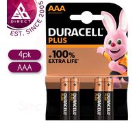 Duracell Plus AAA Size Alkaline Battery Power For All Device│MN2400│4 Pack│InUK
