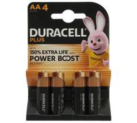 Duracell AA Cell Plus with Power Boost Batteries (Pack 4)