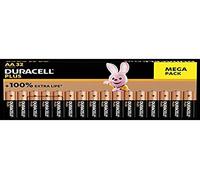 Duracell Plus BP32 Mignon (AA) Batteries Alkaline Manganese 1.5 V Pack of 32