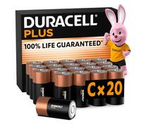 DURACELL Plus C Alkaline Batteries (20 Pack) 1.5V, LR14