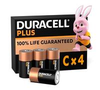 Duracell Plus Power C Battery PK4