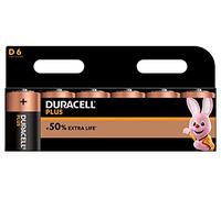 Duracell Plus D Batteries Pack of 6