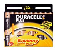 Duracell Plus MN1500 Alkaline AA Batteries - 20-Pack