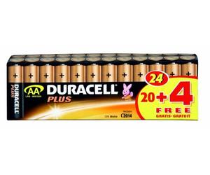 Duracell Plus MN1500 - Battery 24 x AA Alkaline