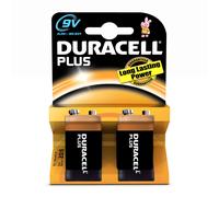 Duracell Plus MN1604 Alkaline 9 V Battery - 2-Pack