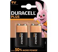Duracell Plus MN1604 Alkaline 9 V Battery - 2-Pack
