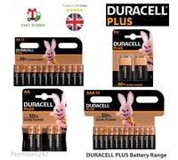 Duracell Plus Power Aa, Aaa, 9V Alkaline Batteries LR03 LR6 Longest Expiry UK