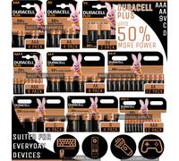 DURACELL PLUS POWER AA & AAA ALKALINE BATTERIES LR03, LR6 LONG EXPIRY