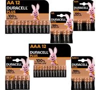 Duracell Plus Power AA AAA Batteries Alkaline Long Lasting LR03, LR6 Far Expiry