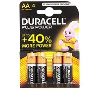 Duracell Plus power AA batteries pack of 4 - Great manufacturer Longer Lasting