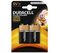 Duracell S3568 9V Cell Plus Power Mn1604/6Lr6 Batteries (Pack 2)
