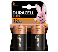 Duracell Plus Power LR20 Mono D Battery Alkaline Battery (2 Blister)