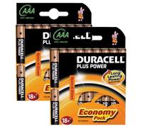 Duracell Plus Power MN2400 Alkaline AAA Batteries - 36-Pack