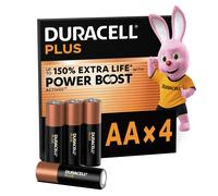 Duracell Plus Powerboost AA Batteries - Pack of 4