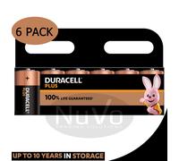 Duracell +100% Plus Power C LR14 MN1400 Alkaline Batteries | 6 Pack