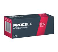 Duracell S30269 C Cell Procell Intense Alkaline Batteries Pack 10 Durproinc