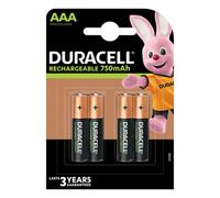 Duracell Rechargeable Aaa Batteries, Pack Of 4