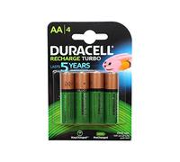 Duracell Rechargeable Accu 2400 mAh AA Batteries - 4 Pack