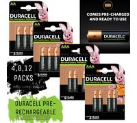 Duracell 4xAA Rechargeable battery AA